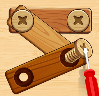 Wood Screw Puzzle